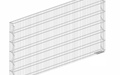 BAUGONE GE  84x253x15 CM - AVEC SOCLE